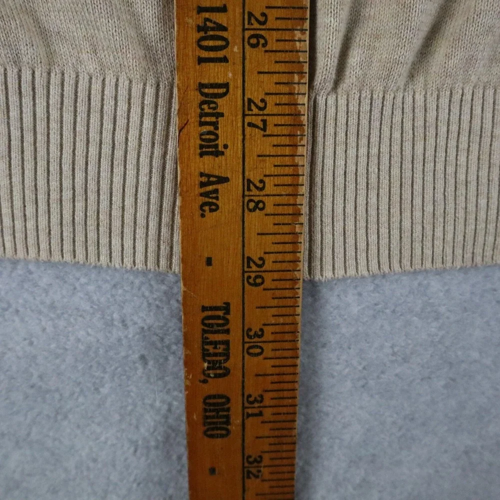 Cutter &‎ Buck Sweater Mens Large 1/4 Zip Pullover Knit Mock Neck Long Sleeve